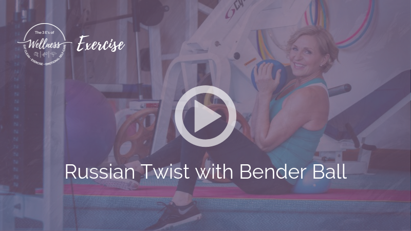 Russian Twist with Bender Ball